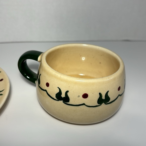 Metlox Poppytrail Flat Cup & Saucer SO 2 Homestead Provincial USA Discontinued - Picture 5 of 12